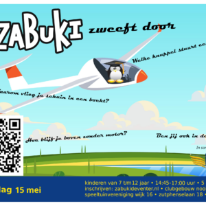15 mei Zabuki zweeft door